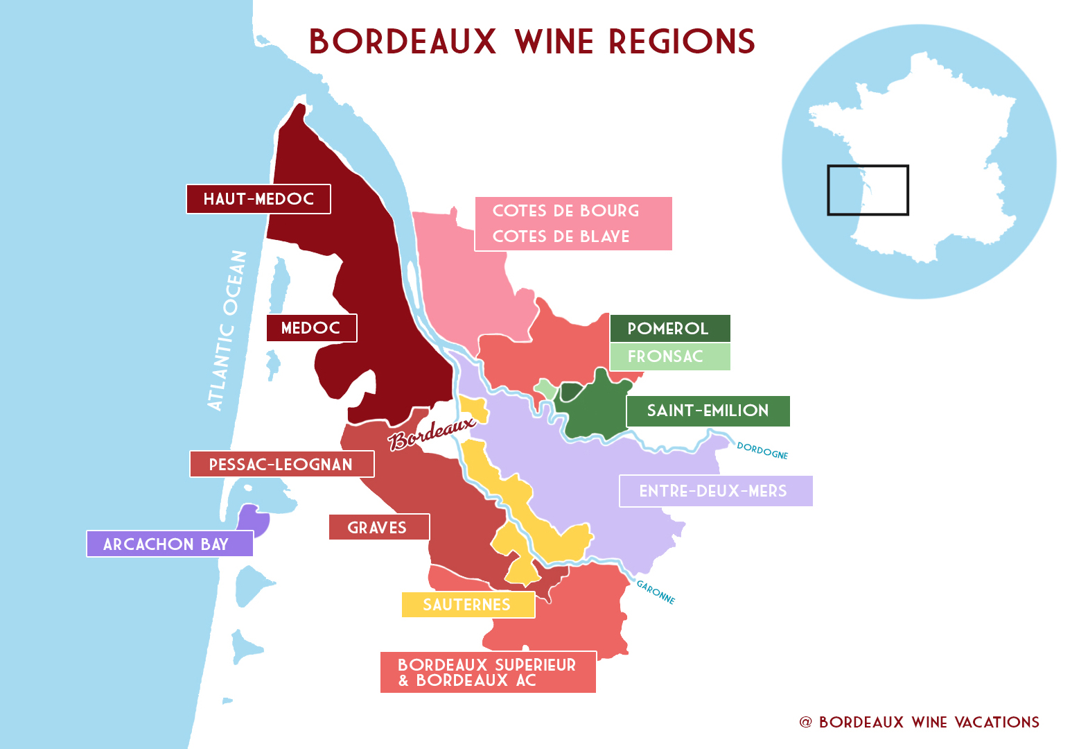 bordeaux self guided wine tour