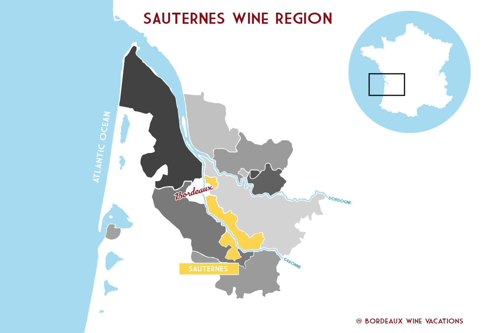 The Medoc Wine Region Of Bordeaux