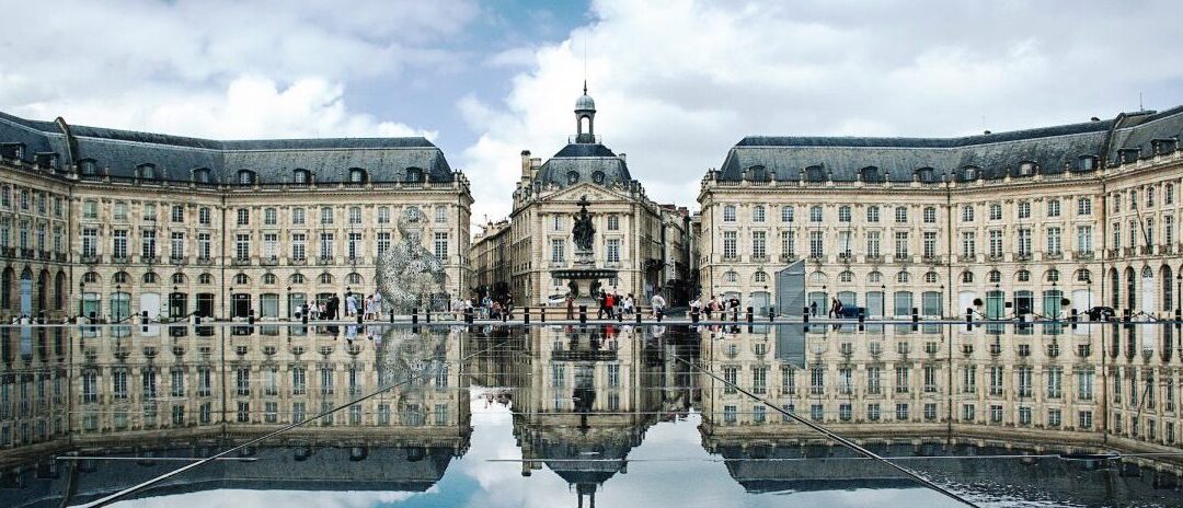 Place de la Bourse in Bordeaux France