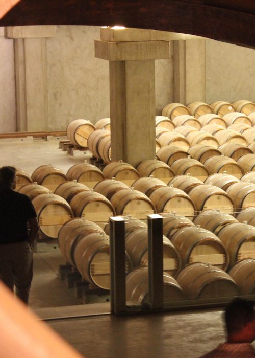 yquem barrel room